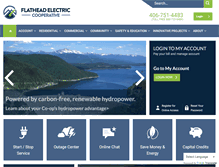 Tablet Screenshot of flatheadelectric.com